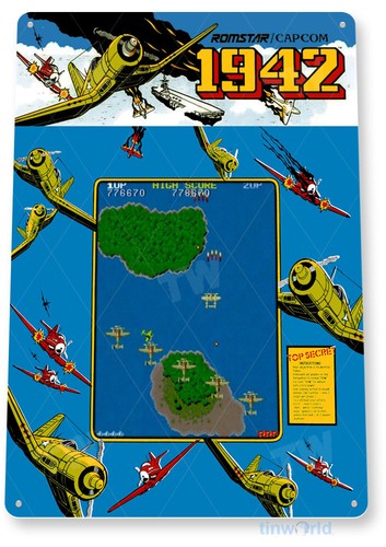 1942 Arcade Sign, Classic Arca - Arcade Games & Vending Llc recension och pris