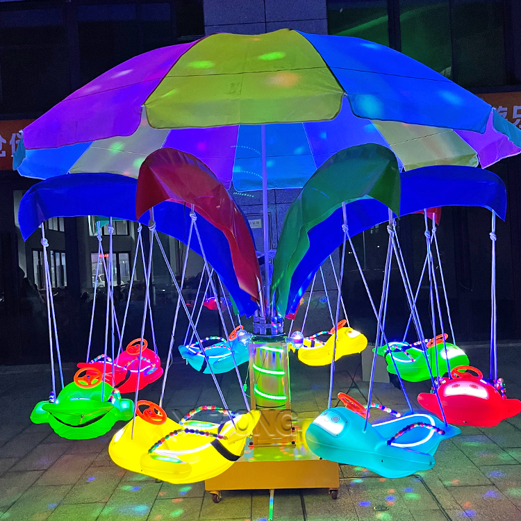 Mini Carousel Ride for Kids Ou - Coin Operated Kiddie Ride recension och pris