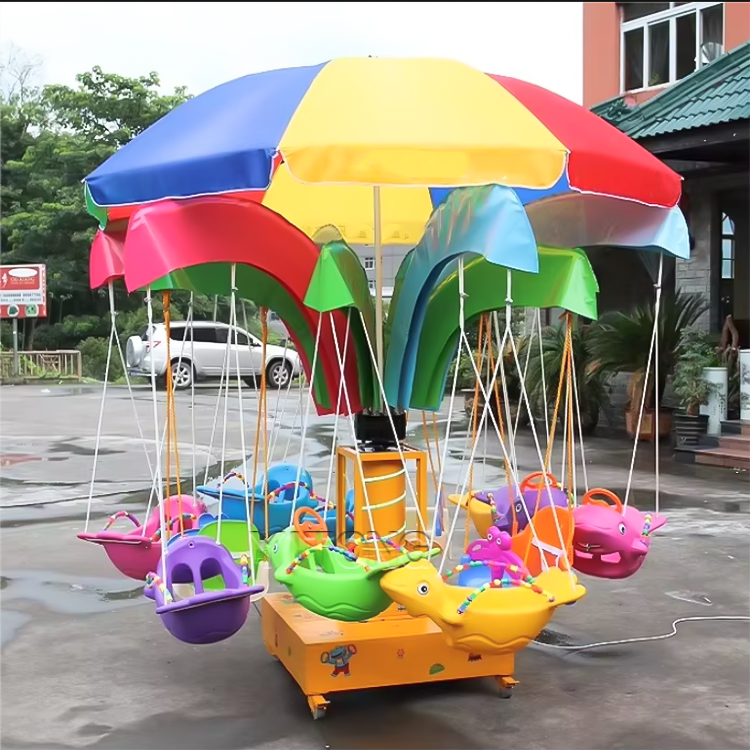 Mini Carousel Ride for Kids Ou - Coin Operated Kiddie Ride recension och pris