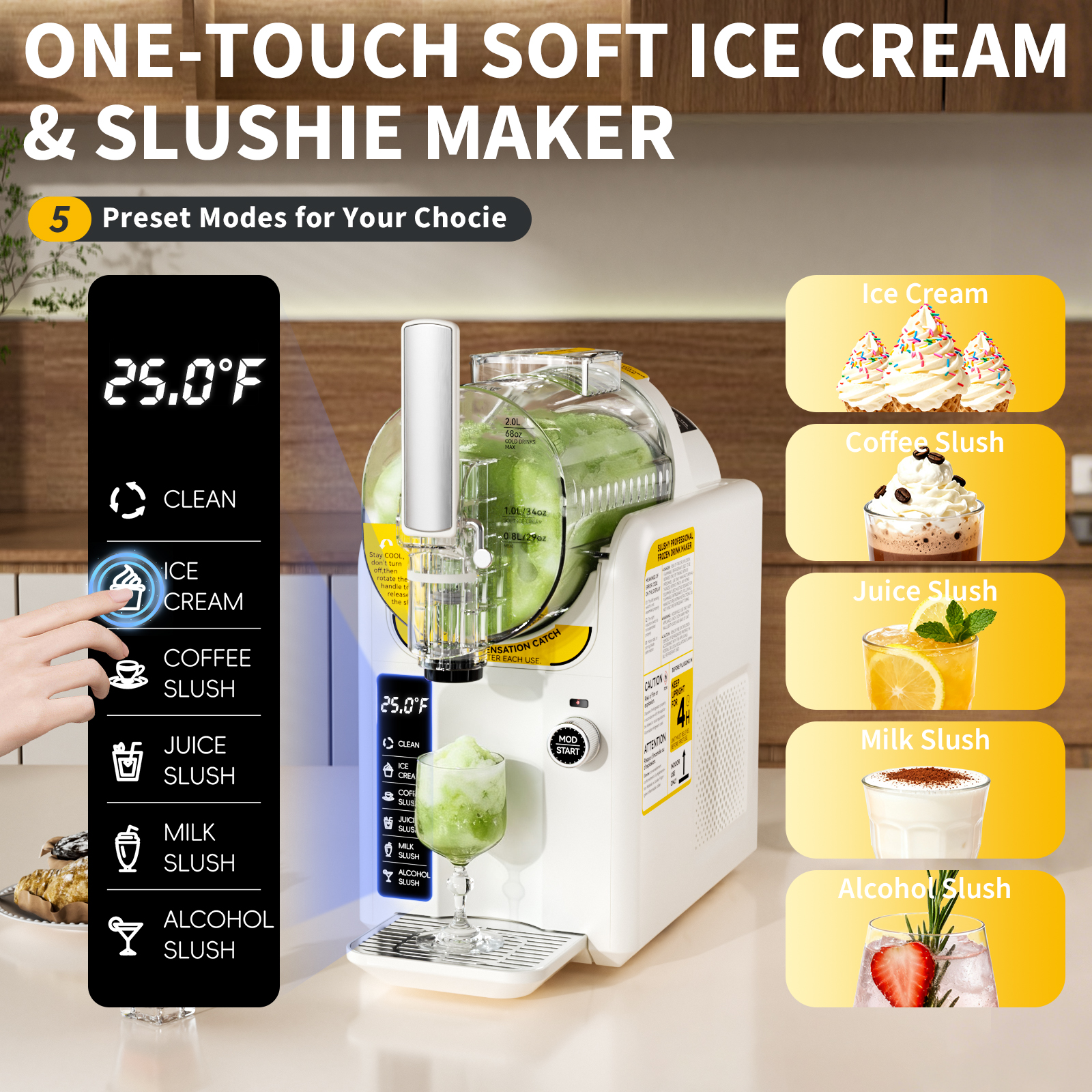 Ice Cream Machine Frozen Drink - Slushie Machine Vending recension och pris