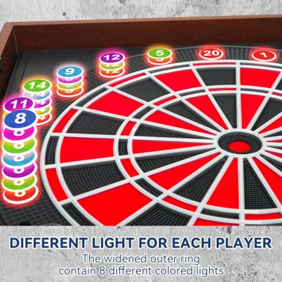 Electronic Dart Board LED Elec - Electronic Dartboard Cabinet recension och pris