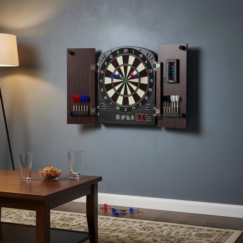 Dartboard and cabinet set Home - Electronic Dartboard Cabinet recension och pris
