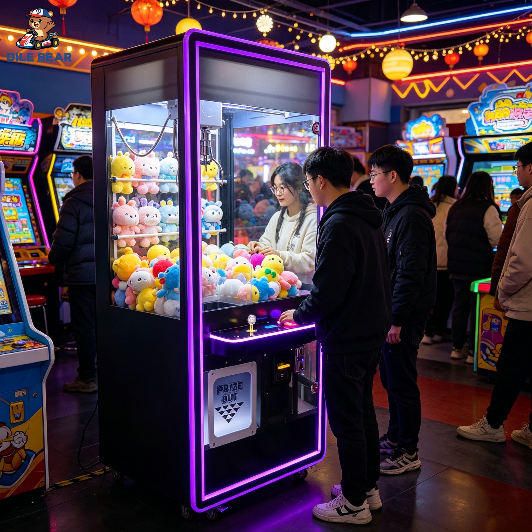 Black Claw Machine Modern Arca - Arcade Vending Machines recension och pris