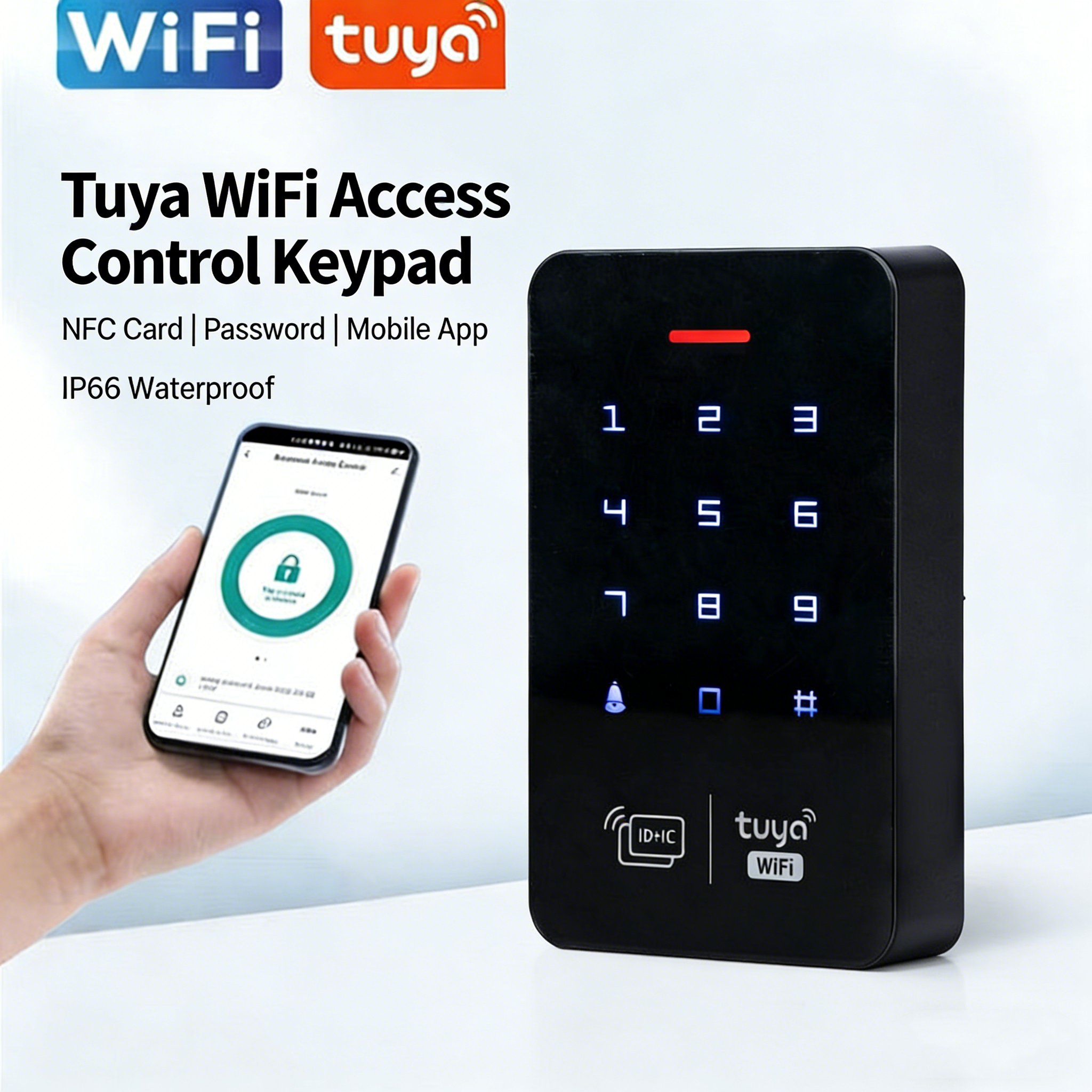 Tuya Wifi Door Access Control  - Nfc Card Reader Vending recension och pris