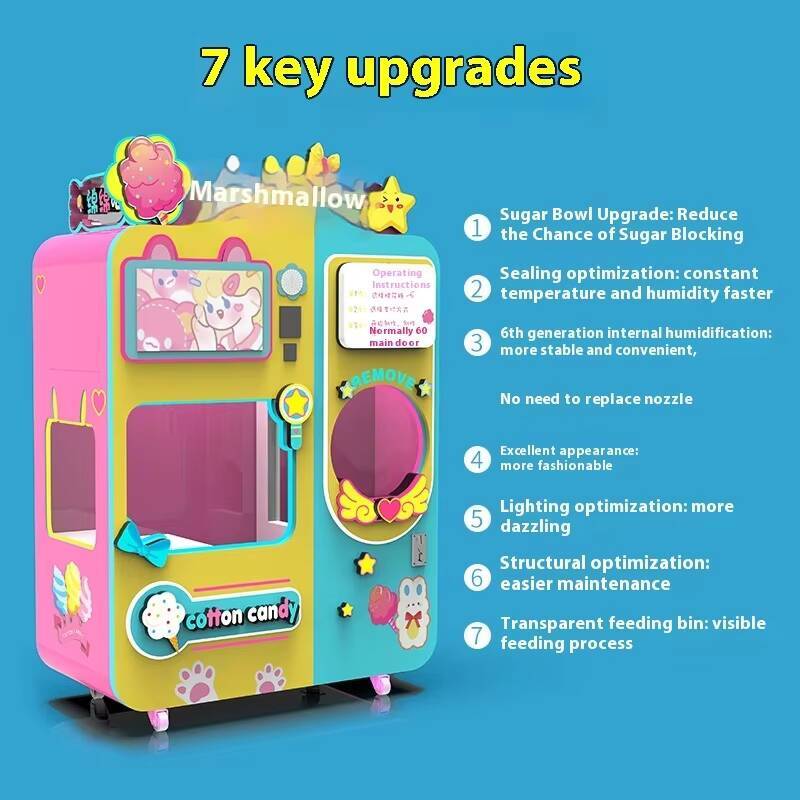 Intelligent Large Fully Cotton - Candy Vending Machine recension och pris