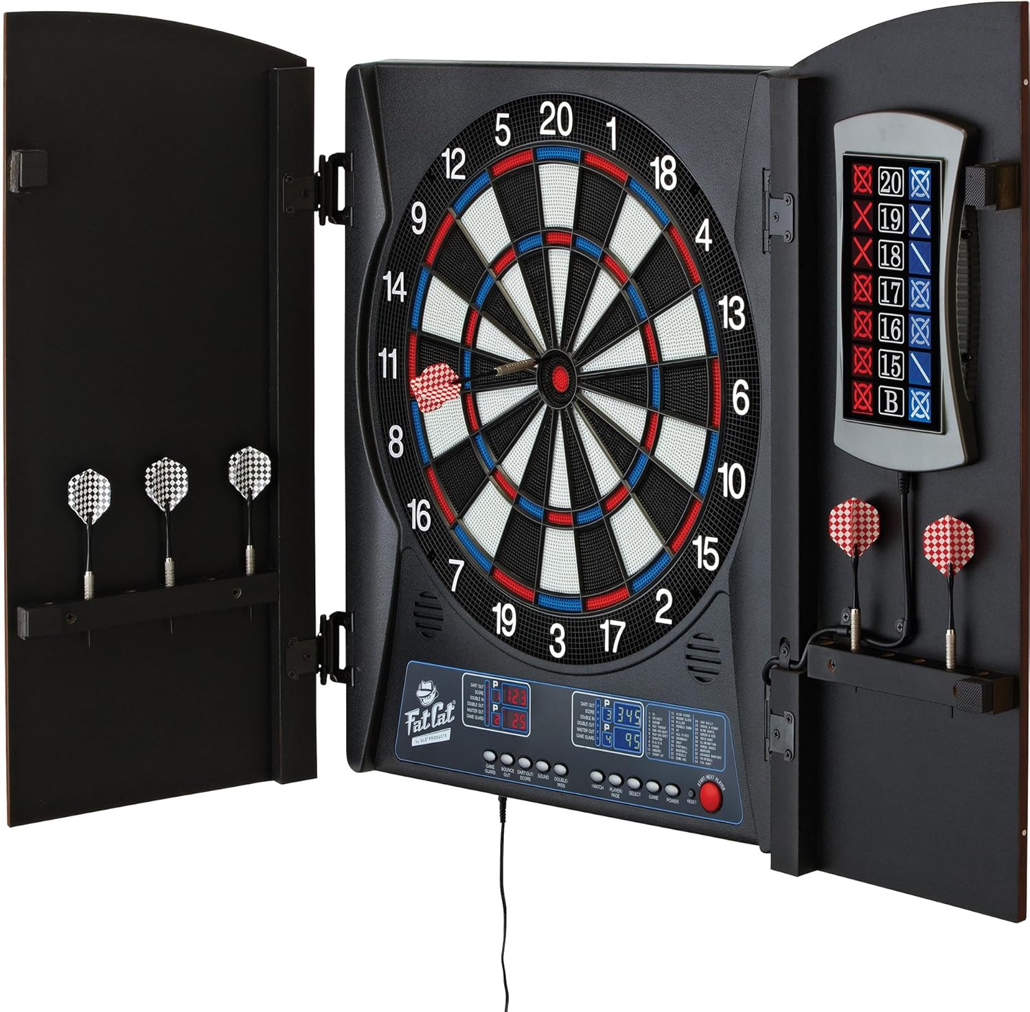 Electronic Dartboard, Built In - Electronic Dartboard Cabinet recension och pris