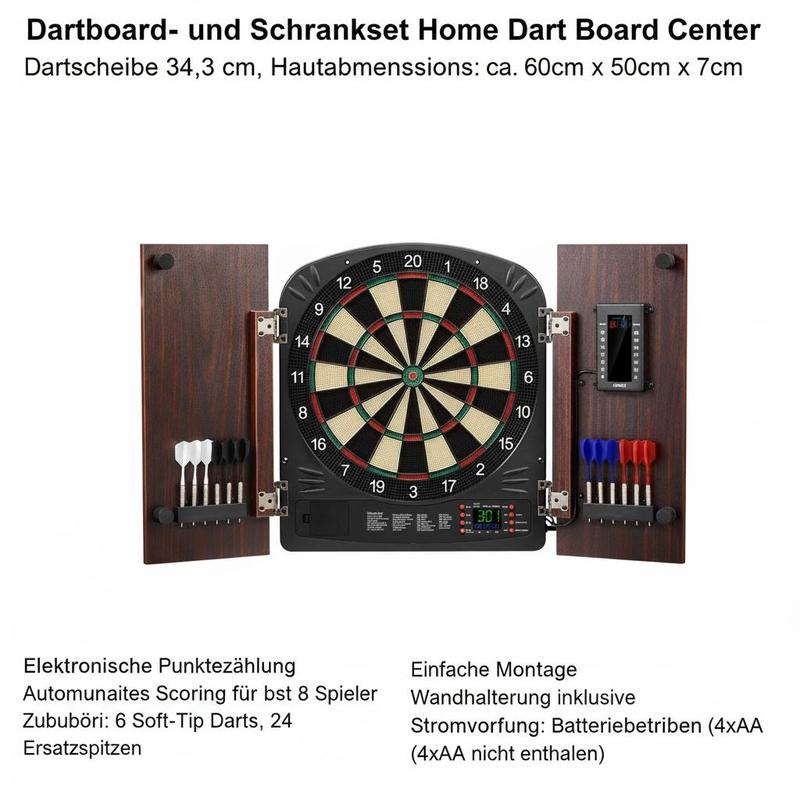 Dartboard and cabinet set Home - Electronic Dartboard Cabinet recension och pris
