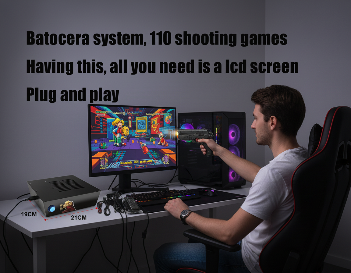 Batocera Game System With Dual - Gun Shooting Arcade recension och pris