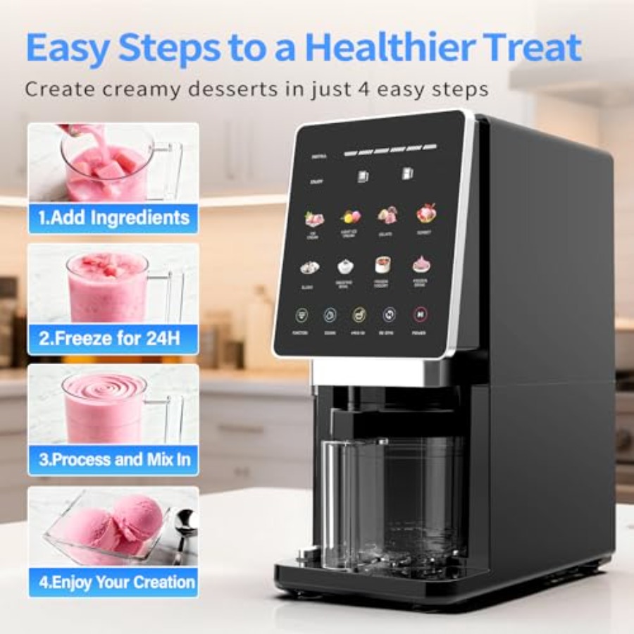 Ice Cream Maker 10-in-1 Frozen - Slushie Machine Vending recension och pris