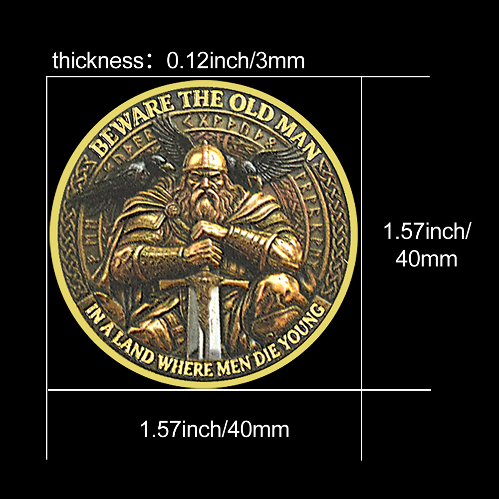 Viking Warrior Odin Coin Victo - Token Coin Mechanism recension och pris