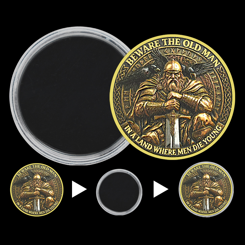 Viking Warrior Odin Coin Victo - Token Coin Mechanism recension och pris