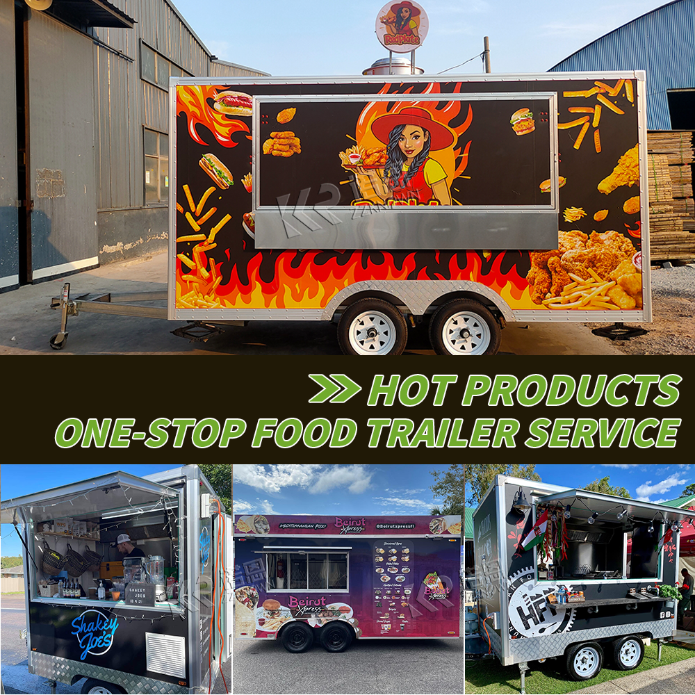 Customizable Food Trailer Manu - Hot Dog Vending Cart recension och pris