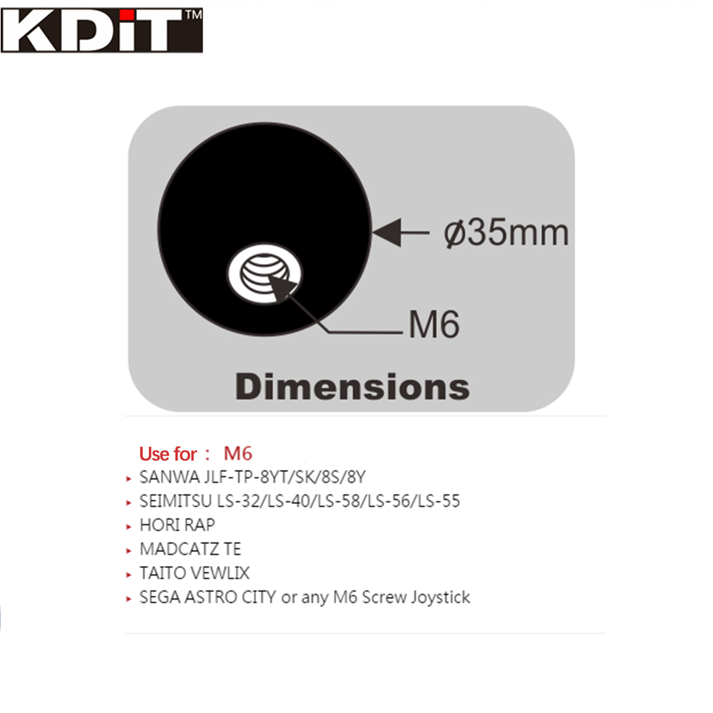KDIT Round Ball for Arcade, Sa - Trackball Controller Arcade recension och pris