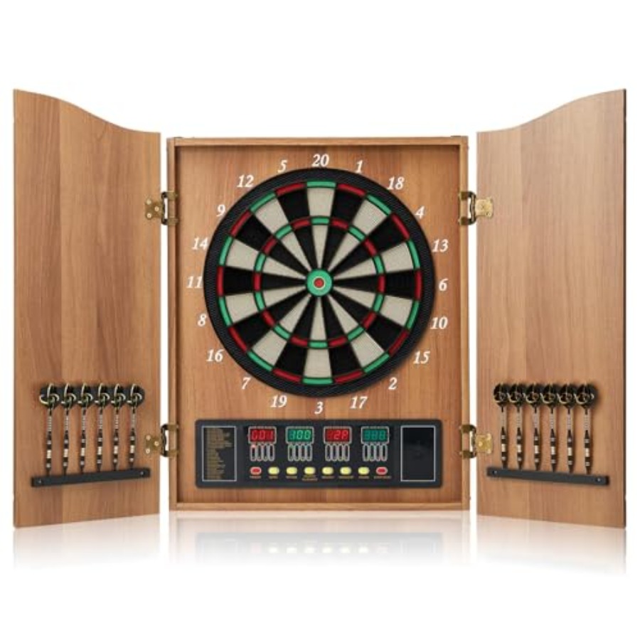 Electronic Dart Board Cabinet  - Electronic Dartboard Cabinet recension och pris