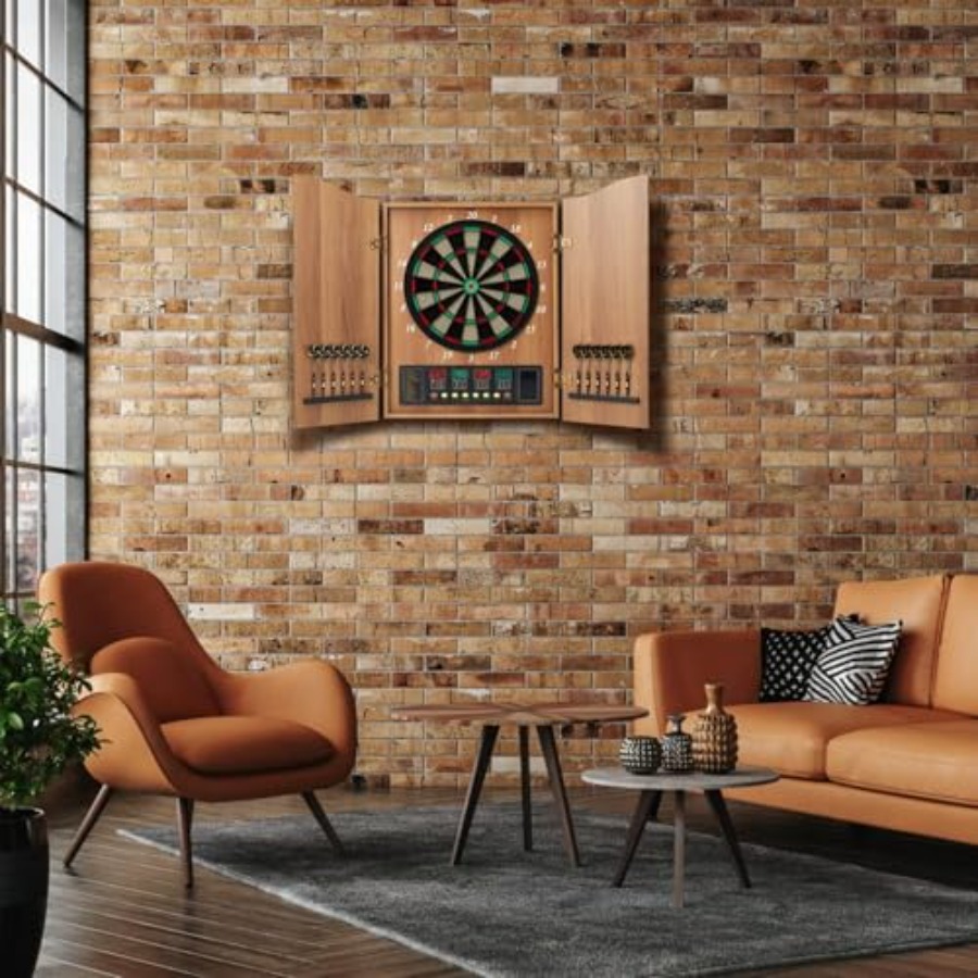 Electronic Dart Board Cabinet  - Electronic Dartboard Cabinet recension och pris
