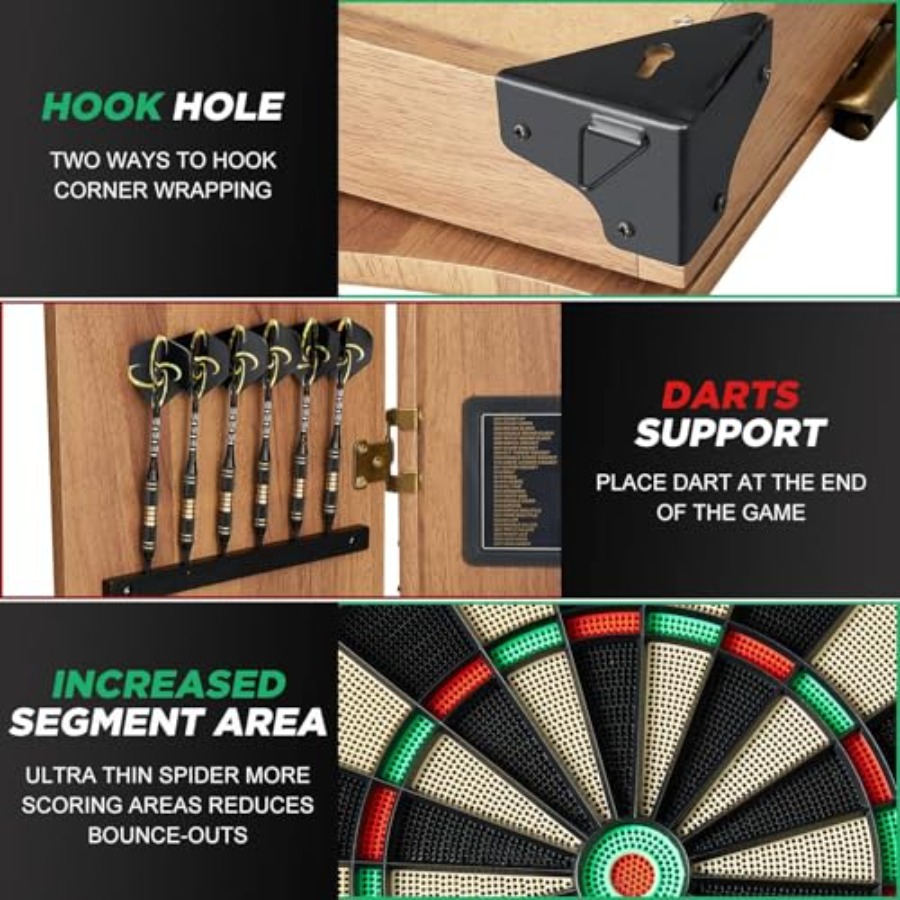 Electronic Dart Board Cabinet  - Electronic Dartboard Cabinet recension och pris