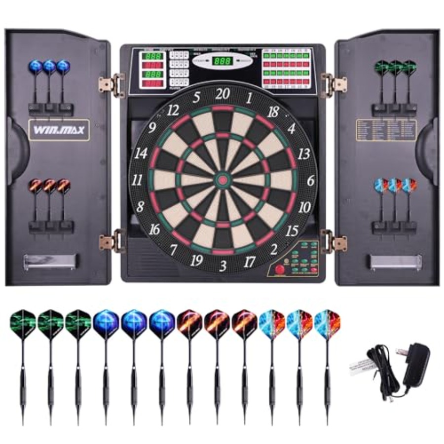 Electronic Dart Board with Cab - Electronic Dartboard Cabinet recension och pris