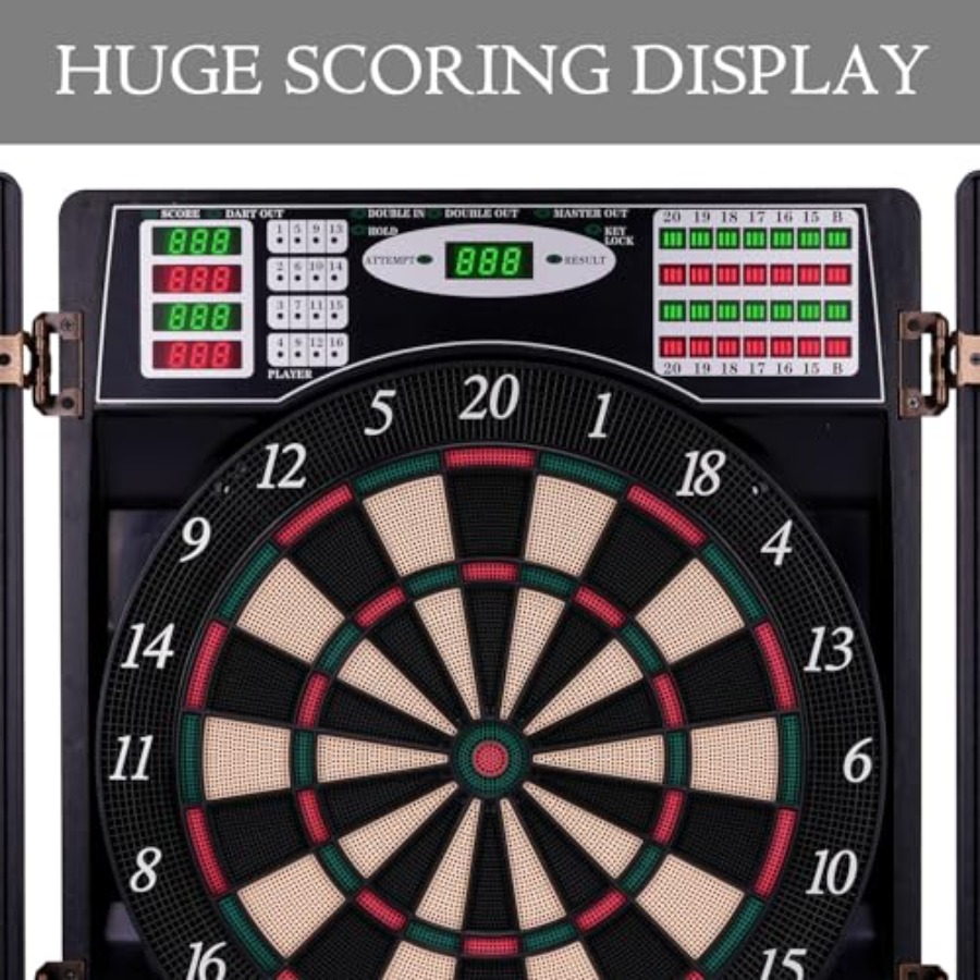 Electronic Dart Board with Cab - Electronic Dartboard Cabinet recension och pris